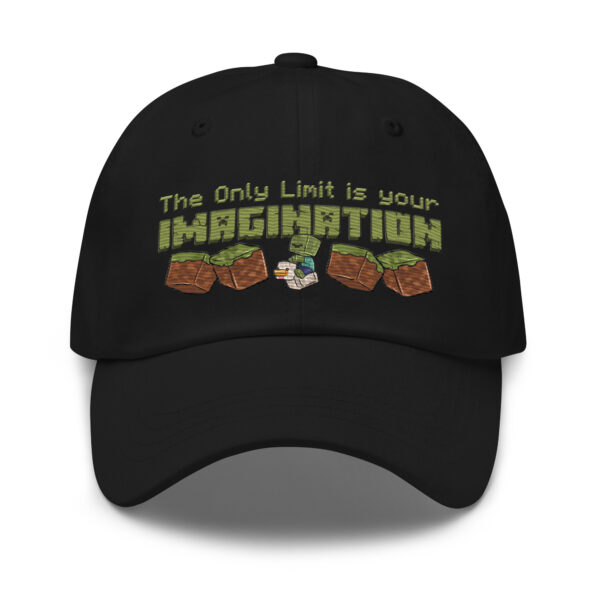 Cubic Craftsmanship Cap: Minecraft Imagination Dad Hat