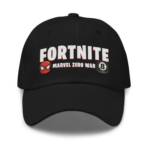 Superhero Standoff Dad Hat: Fortnite x Marvel Zero War