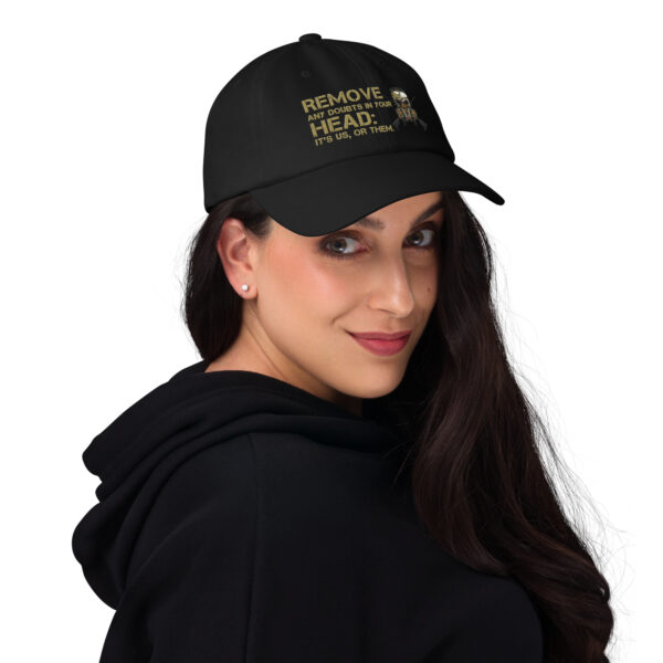 Tactical Gamer Dad Hat: 'It's Us or Them' - Image 4