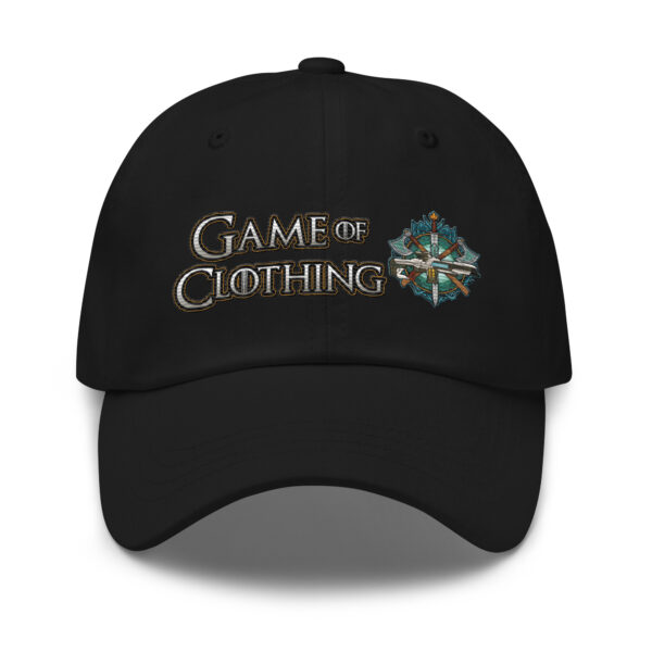 Cap Your Quest with Style - The 'Game Of Clothing' Dad Hat