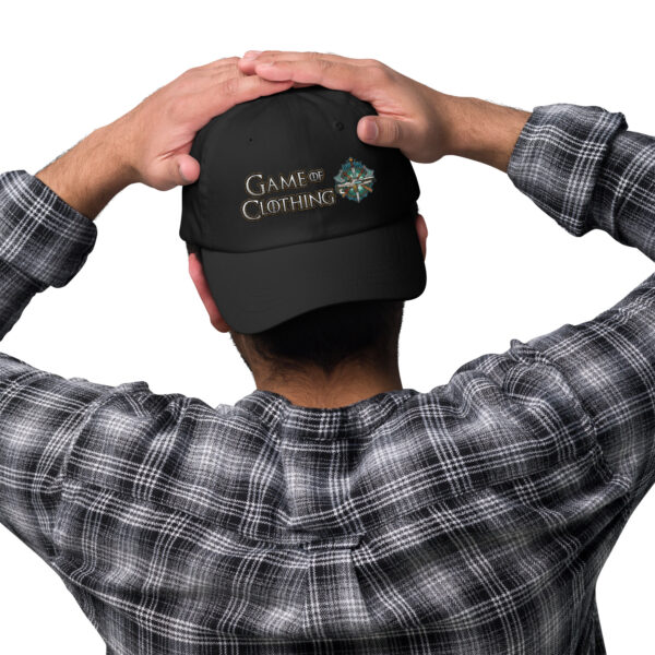 Cap Your Quest with Style - The 'Game Of Clothing' Dad Hat - Image 3