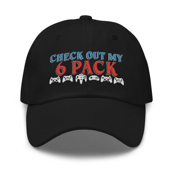 Cap Your Game with Style: 'Check Out My 6 Pack' Dad Hat