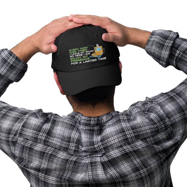 Game On in Style: 'Enjoy My Presence' Gamer Dad Hat - Image 3