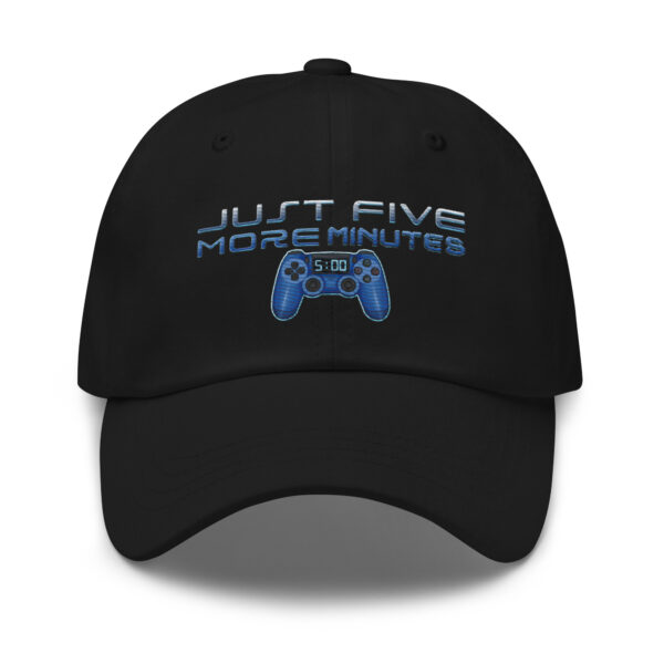 Timeless Gamer Style: 'Just Five More Minutes' Dad Hat - Image 20