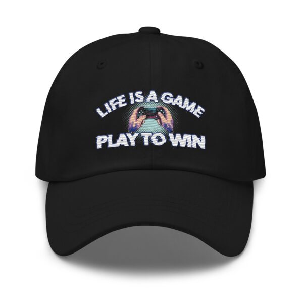 Cap Your Look with Strategy: The 'Life Is A Game' Dad Hat