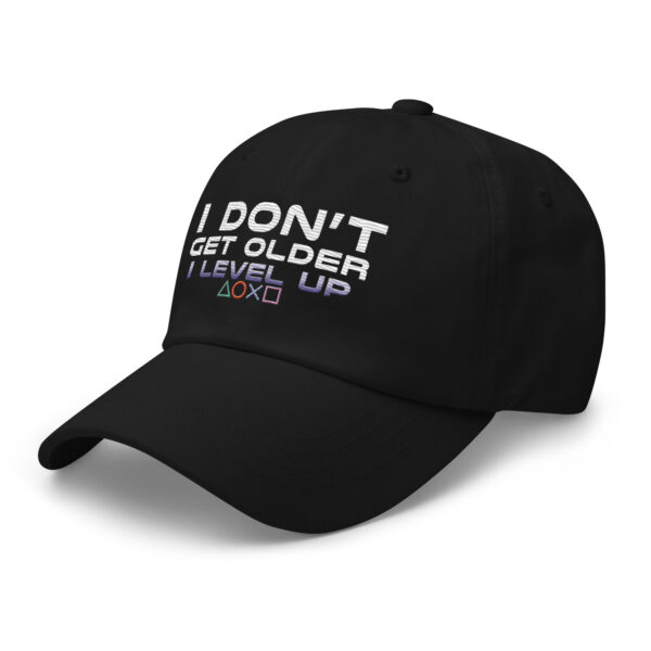 Age with Style: 'I Level Up' Dad Hat for Gamers - Image 19