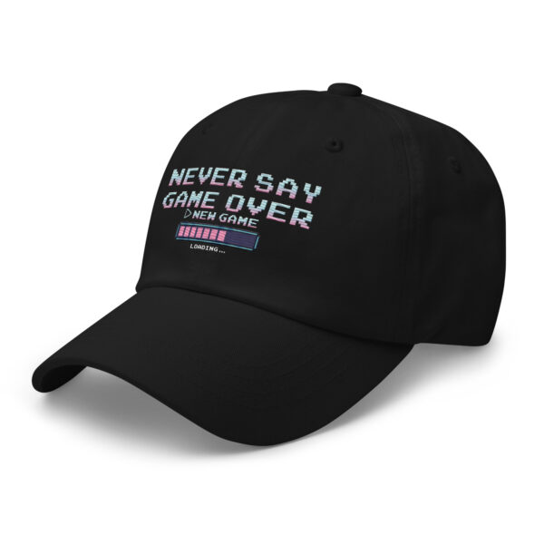 Game On: 'Never Say Game Over' Dad Hat for All-Day Play! - Image 23