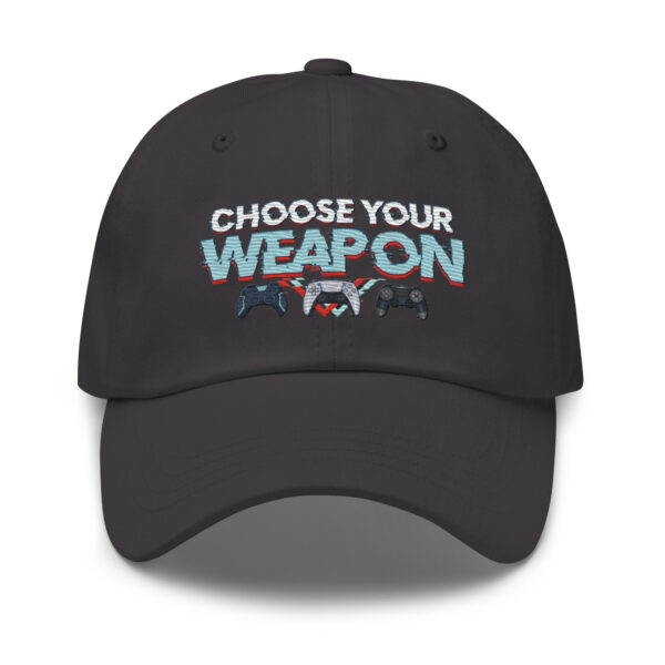 Strategic Headgear: 'Choose Your Weapon' Gamer Dad Hat - Image 29