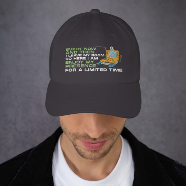 Game On in Style: 'Enjoy My Presence' Gamer Dad Hat - Image 17