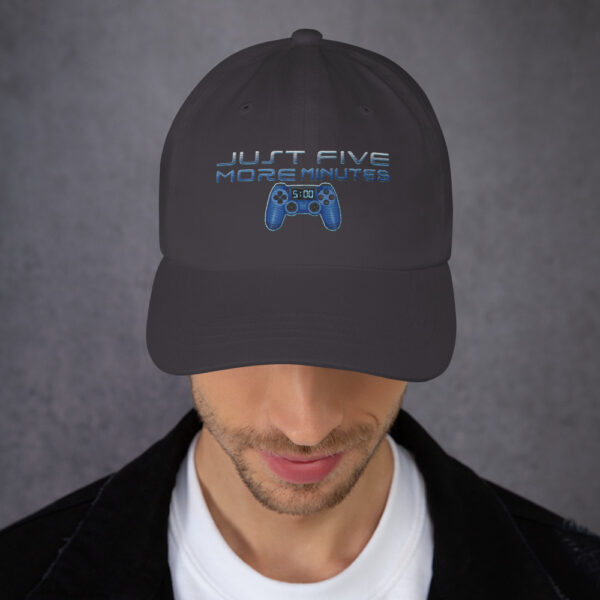 Timeless Gamer Style: 'Just Five More Minutes' Dad Hat - Image 16