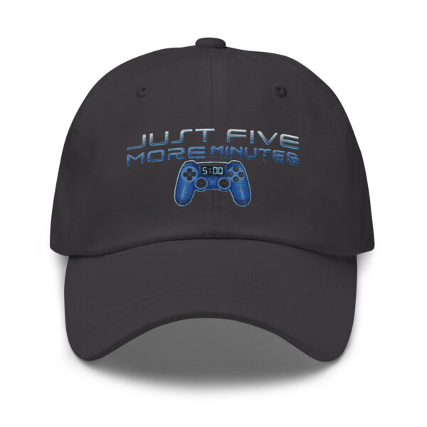 Timeless Gamer Style: 'Just Five More Minutes' Dad Hat - Image 31