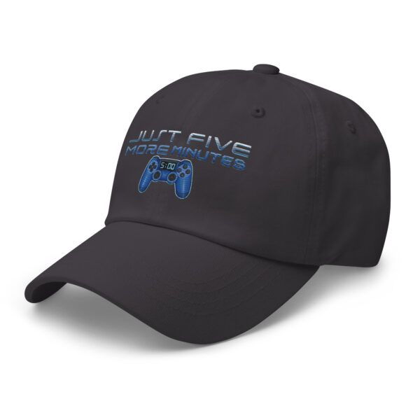 Timeless Gamer Style: 'Just Five More Minutes' Dad Hat - Image 33