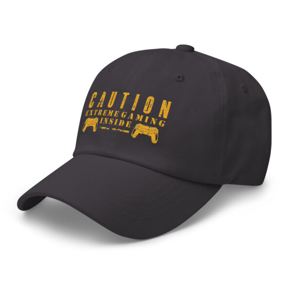 Top Off Your Gamer Look with the 'Caution: Extreme Gaming Inside' Dad Hat! - Image 27