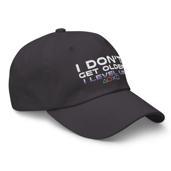 Age with Style: 'I Level Up' Dad Hat for Gamers - Image 30