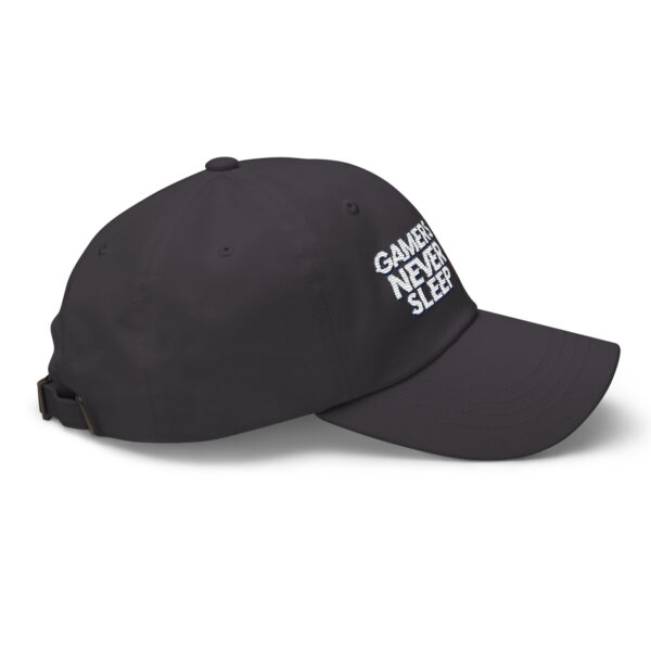 Game Day Essential: 'Gamers Never Sleep' Dad Hat - Image 38