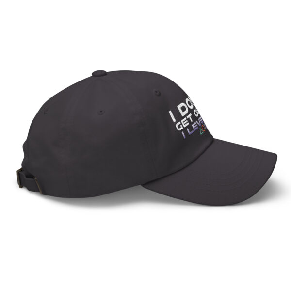 Age with Style: 'I Level Up' Dad Hat for Gamers - Image 33