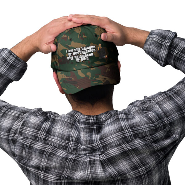 Embark on a Mission with the 'GTA Destruction' Camo Dad Hat - Image 18