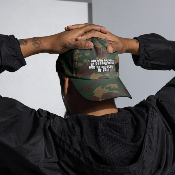 Embark on a Mission with the 'GTA Destruction' Camo Dad Hat - Image 20