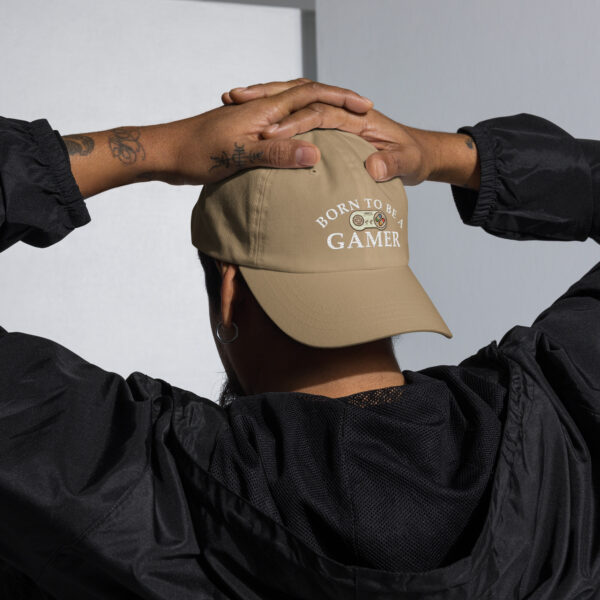 Game Day Essential: 'Born to Be a Gamer' Dad Hat - Image 5