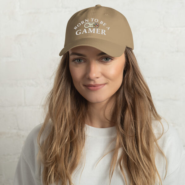 Game Day Essential: 'Born to Be a Gamer' Dad Hat - Image 6