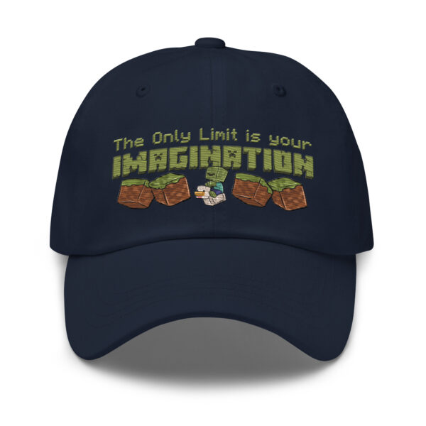 Cubic Craftsmanship Cap: Minecraft Imagination Dad Hat - Image 14