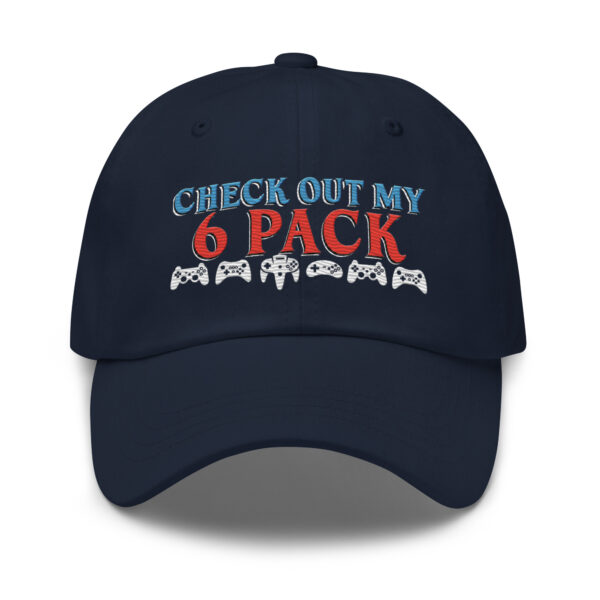 Cap Your Game with Style: 'Check Out My 6 Pack' Dad Hat - Image 23