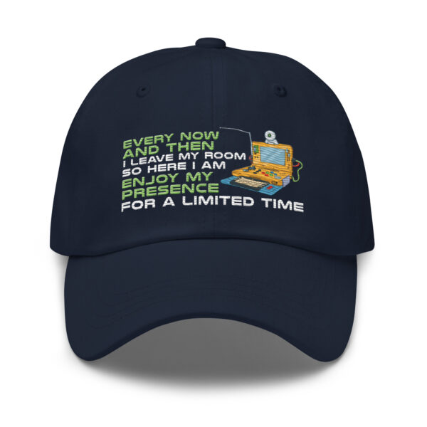 Game On in Style: 'Enjoy My Presence' Gamer Dad Hat - Image 24