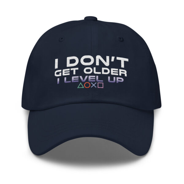 Age with Style: 'I Level Up' Dad Hat for Gamers - Image 23