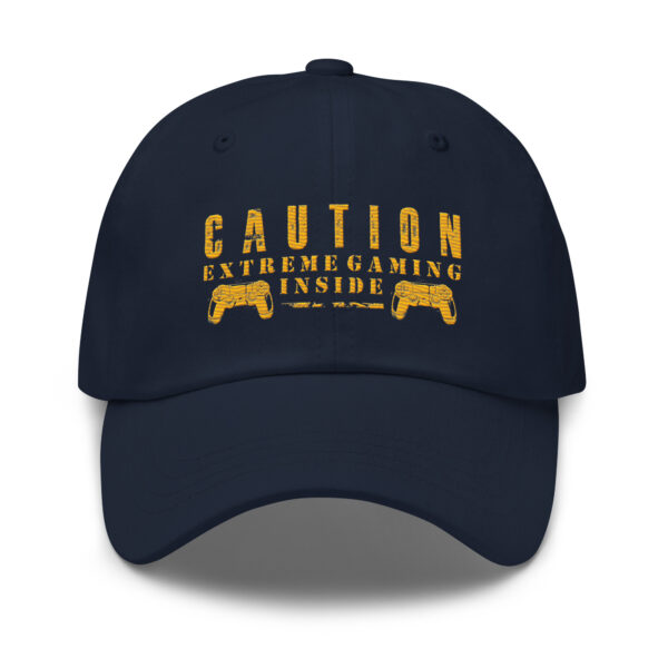 Top Off Your Gamer Look with the 'Caution: Extreme Gaming Inside' Dad Hat! - Image 19