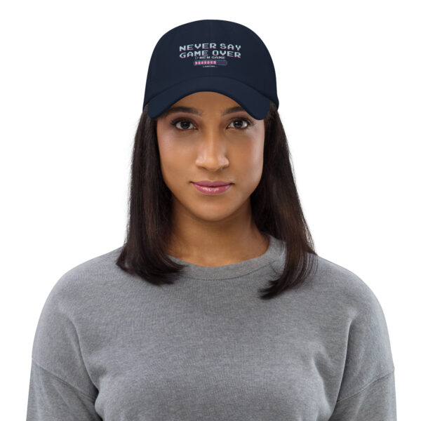 Game On: 'Never Say Game Over' Dad Hat for All-Day Play! - Image 15