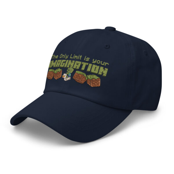 Cubic Craftsmanship Cap: Minecraft Imagination Dad Hat - Image 16