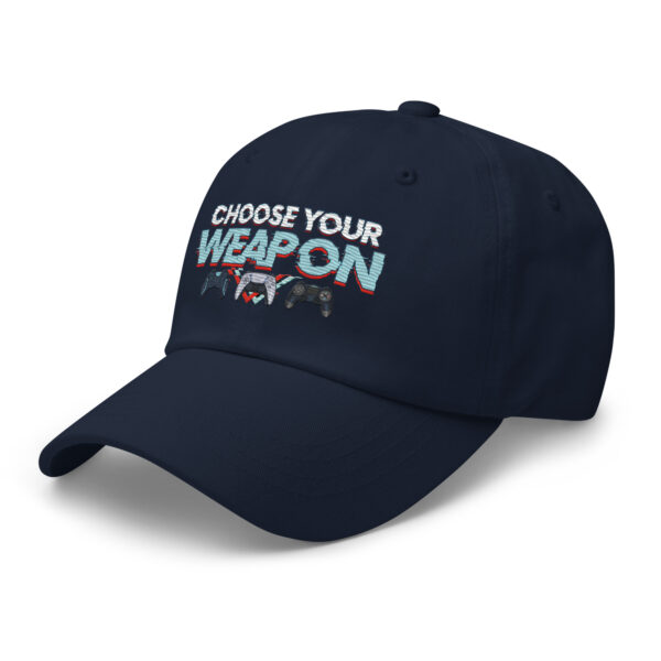 Strategic Headgear: 'Choose Your Weapon' Gamer Dad Hat - Image 25