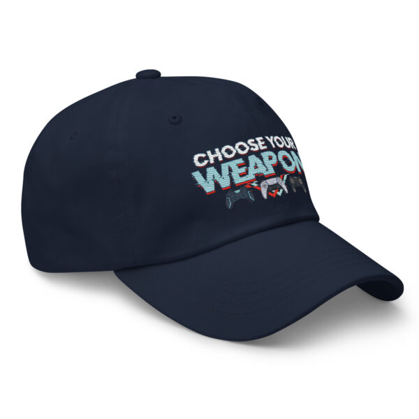 Strategic Headgear: 'Choose Your Weapon' Gamer Dad Hat - Image 24