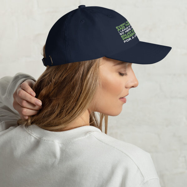 Game On in Style: 'Enjoy My Presence' Gamer Dad Hat - Image 9