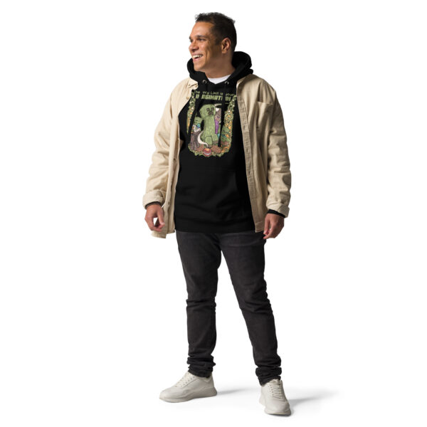 Pixelated Comfort Unisex Hoodie: Minecraft Imagination - Image 4