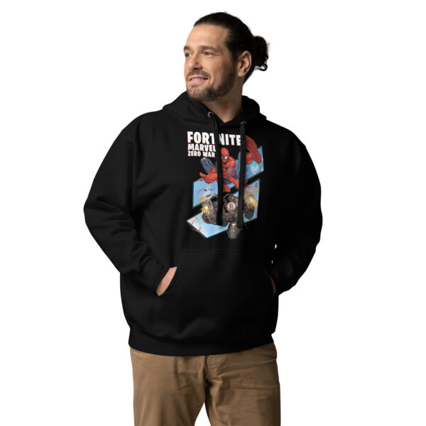 Crossover Champion Unisex Hoodie: Fortnite x Marvel Zero War - Image 4