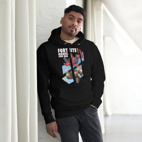 Crossover Champion Unisex Hoodie: Fortnite x Marvel Zero War - Image 8