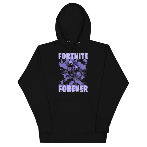 Epic Gamer Unisex Hoodie: Fortnite's Raven