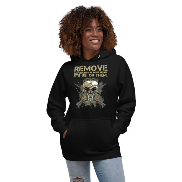 Definitive Gamer Unisex Hoodie: 'It's Us or Them' - Image 12