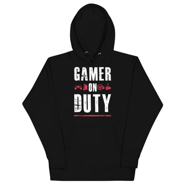 Embrace the Mission with 'Gamer On Duty' Hoodie