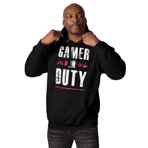 Embrace the Mission with 'Gamer On Duty' Hoodie - Image 6