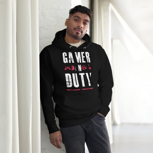 Embrace the Mission with 'Gamer On Duty' Hoodie - Image 10