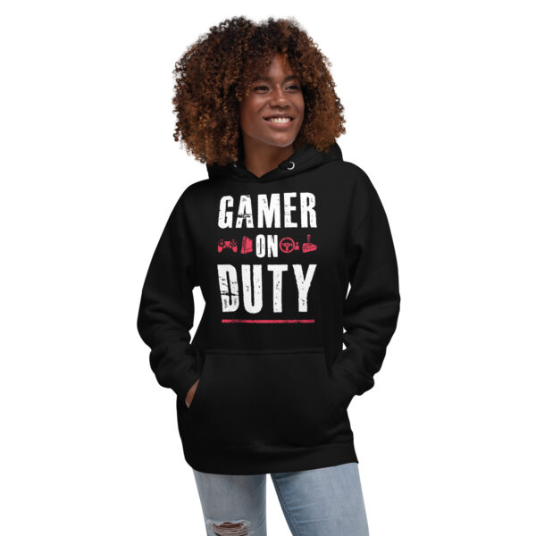 Embrace the Mission with 'Gamer On Duty' Hoodie - Image 12