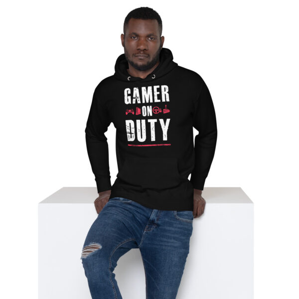 Embrace the Mission with 'Gamer On Duty' Hoodie - Image 13