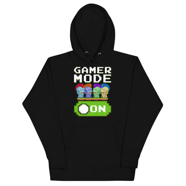 Stealth Mode: 'Gamer Mode On' Black Hoodie