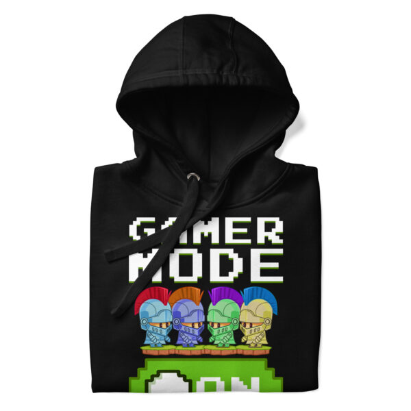 Stealth Mode: 'Gamer Mode On' Black Hoodie - Image 4