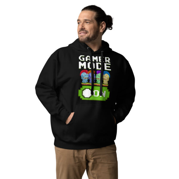 Stealth Mode: 'Gamer Mode On' Black Hoodie - Image 7