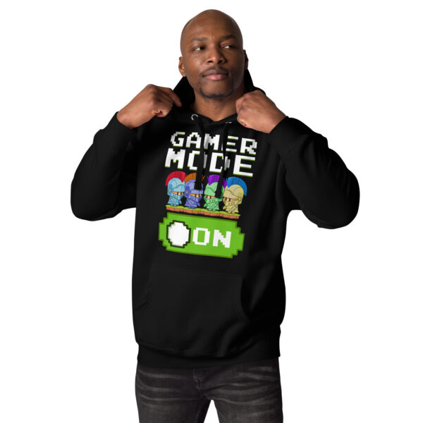 Stealth Mode: 'Gamer Mode On' Black Hoodie - Image 10