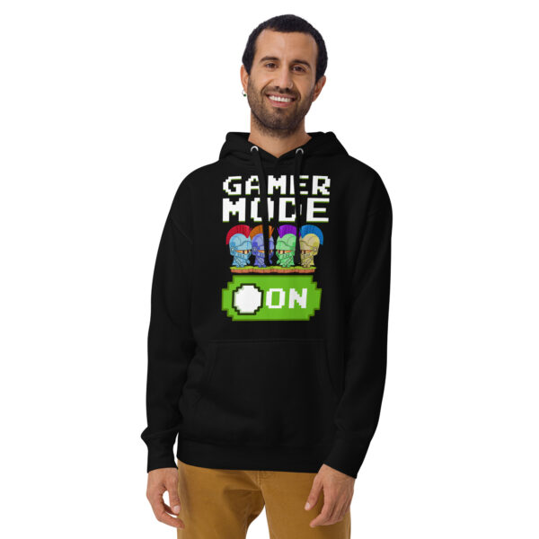 Stealth Mode: 'Gamer Mode On' Black Hoodie - Image 13