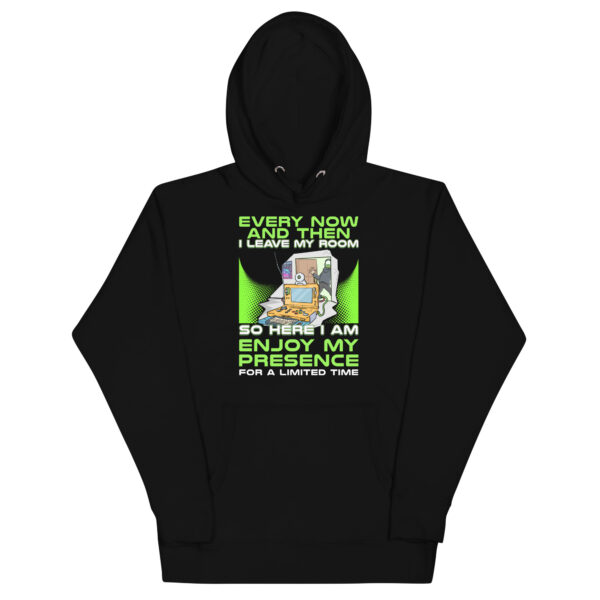 Socially Selective Gamer's Choice: 'Enjoy My Presence' Unisex Hoodie